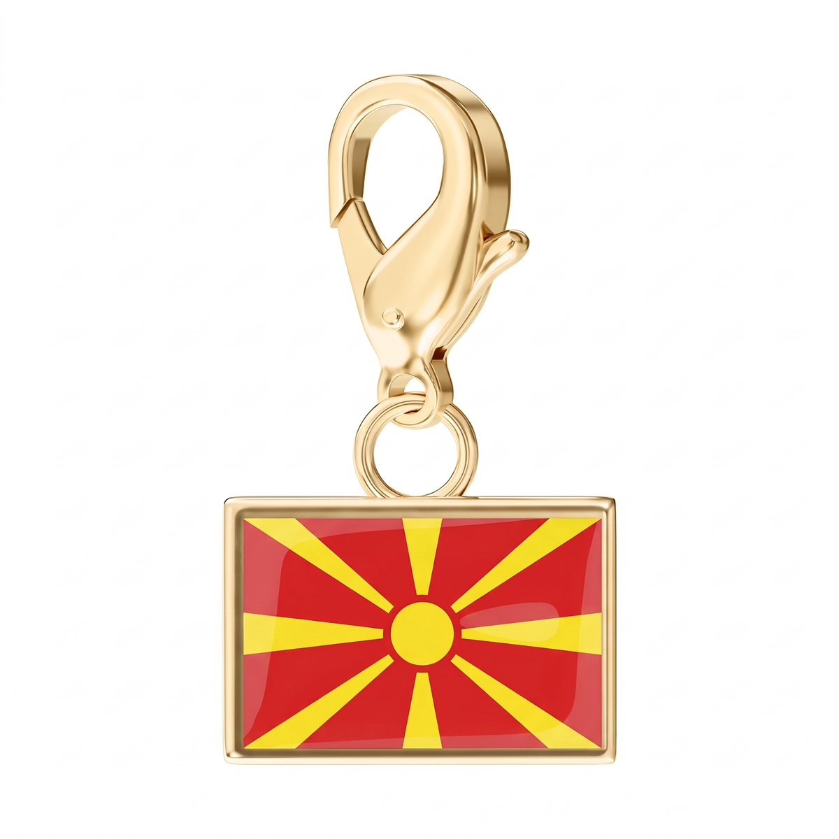 EveryPlace - 18K Gold Plated Flag Charms