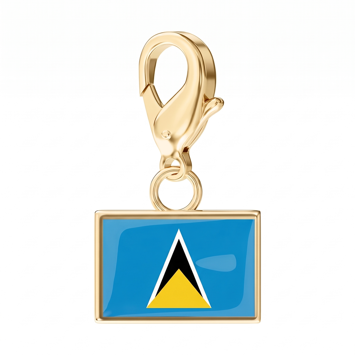 EveryPlace - 18K Gold Plated Flag Charms