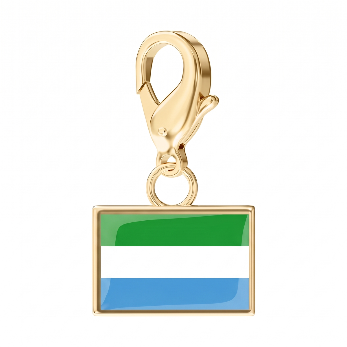 EveryPlace - 18K Gold Plated Flag Charms