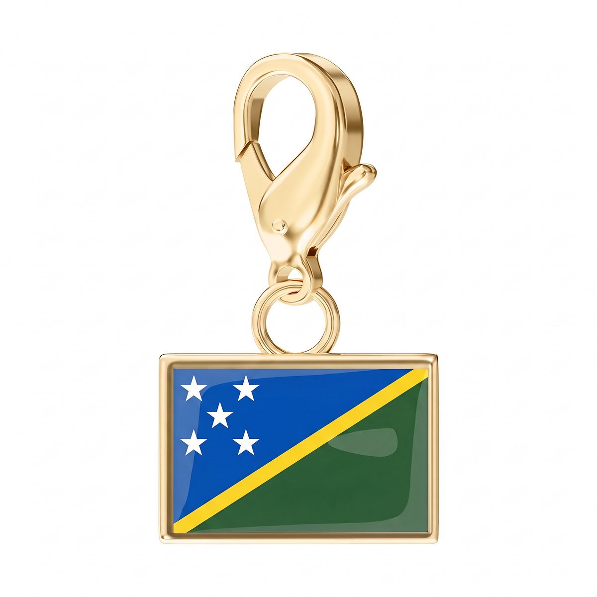 EveryPlace - 18K Gold Plated Flag Charms
