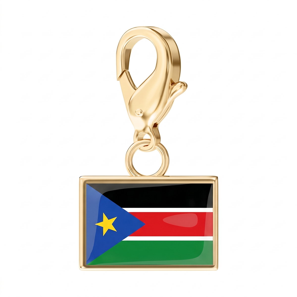 EveryPlace - 18K Gold Plated Flag Charms
