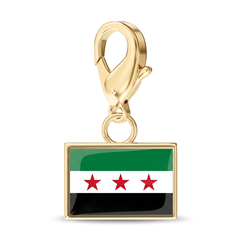 EveryPlace - 18K Gold Plated Flag Charms