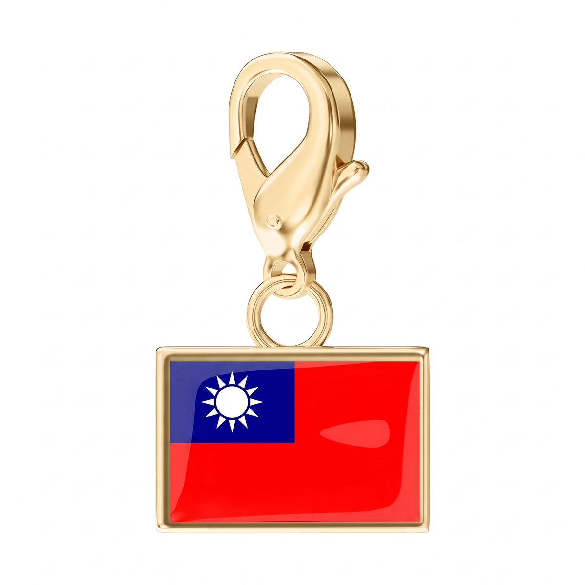 EveryPlace - 18K Gold Plated Flag Charms