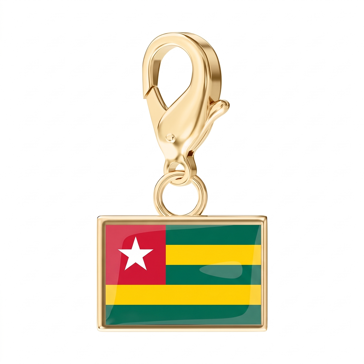 EveryPlace - 18K Gold Plated Flag Charms