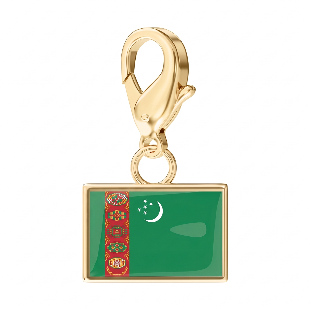 EveryPlace - 18K Gold Plated Flag Charms