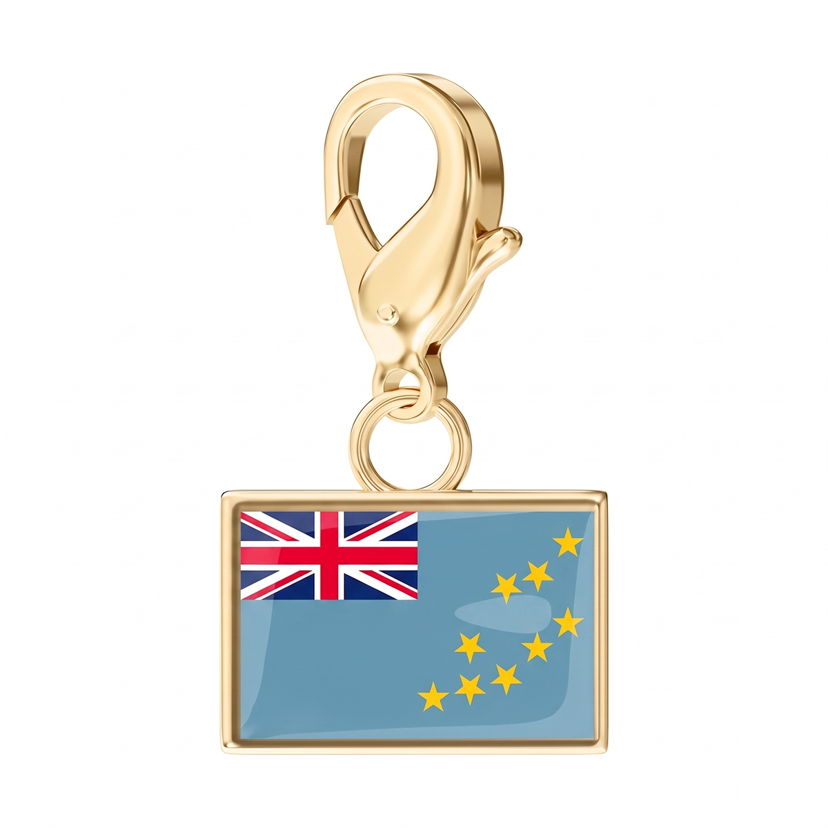 EveryPlace - 18K Gold Plated Flag Charms