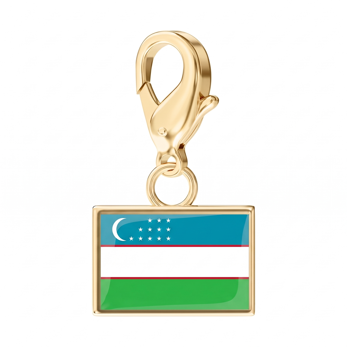 EveryPlace - 18K Gold Plated Flag Charms