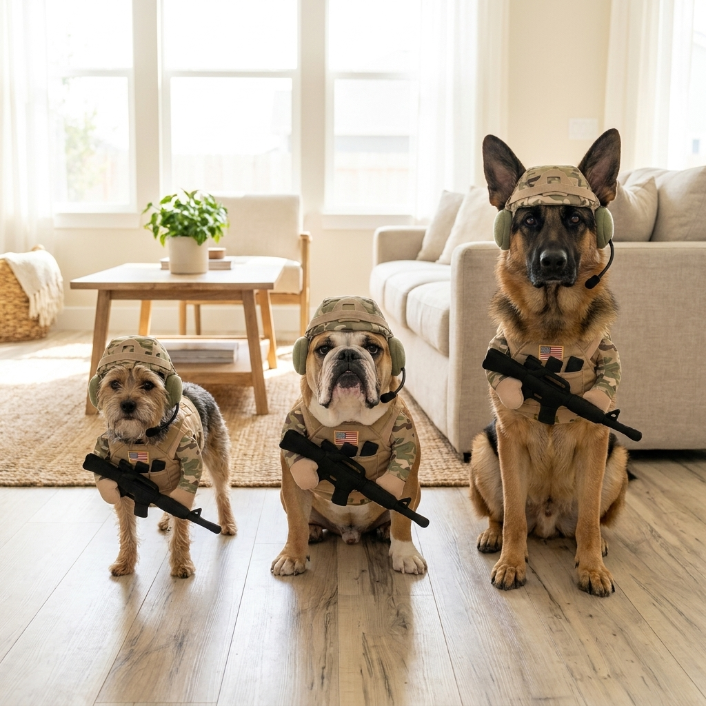 BarkOps™ - Military Dog Outfit