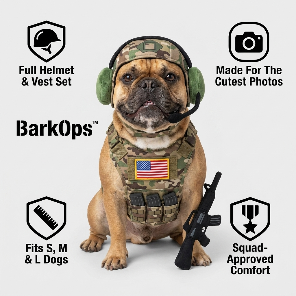 BarkOps™ - Military Dog Outfit