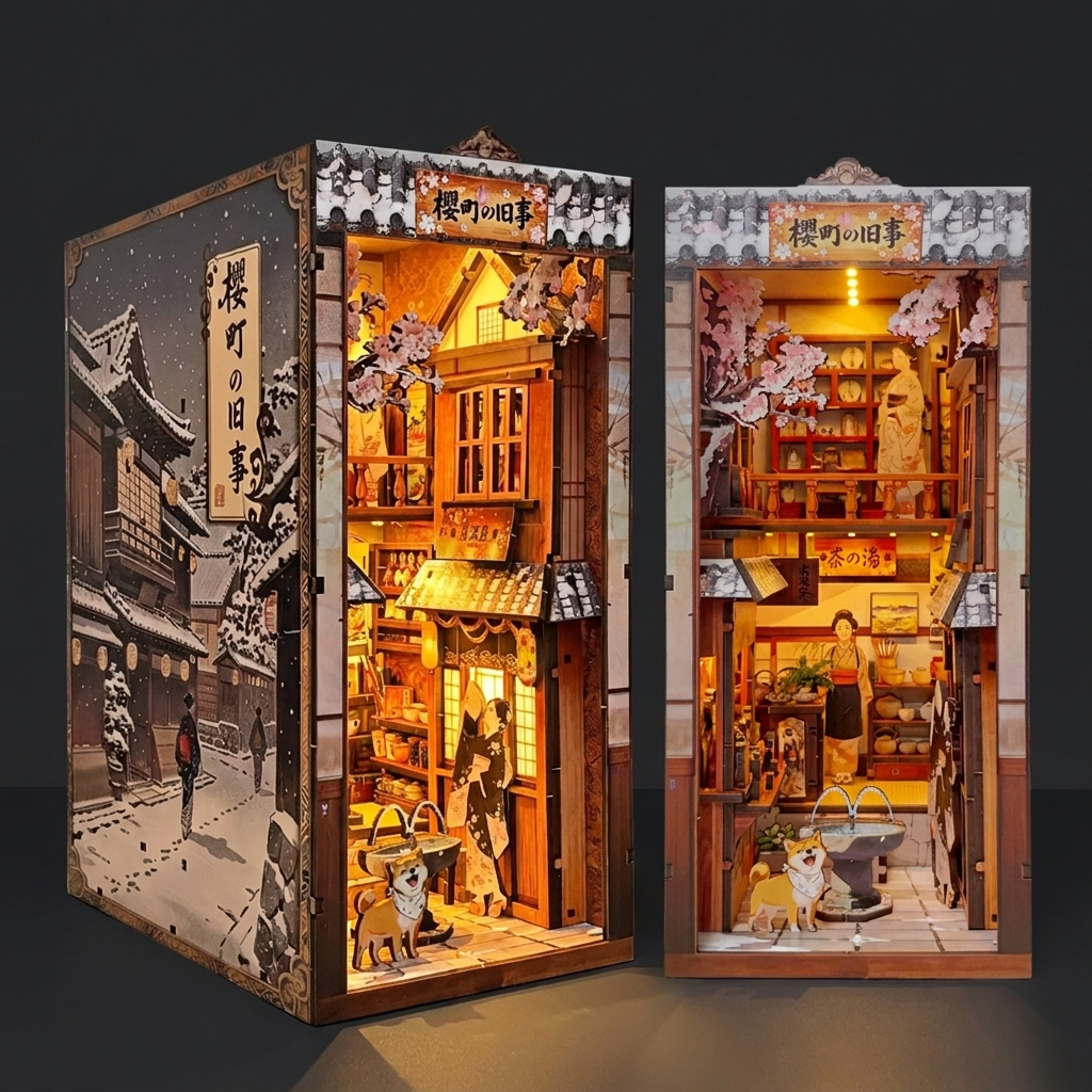 NookCraft™ - Japenese Style Book Nook Kit