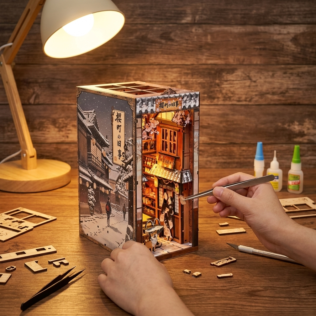 NookCraft™ - Japenese Style Book Nook Kit