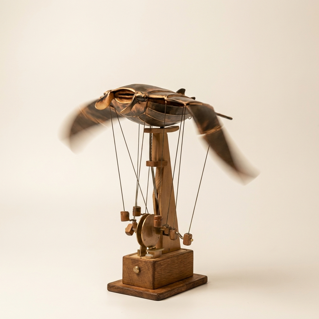 DriftRay™ - Wooden Moving Mantaray